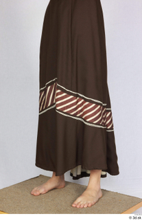  Photos Woman in Historical Dress 89 19th century brown skirt historical clothing lower body 0002.jpg